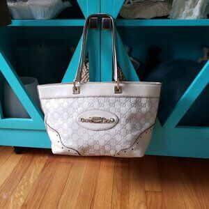 Gucci Tote Bag Guccisima Horsebit Leather Tote